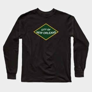 Illinois Central's City of New Orleans Train Long Sleeve T-Shirt